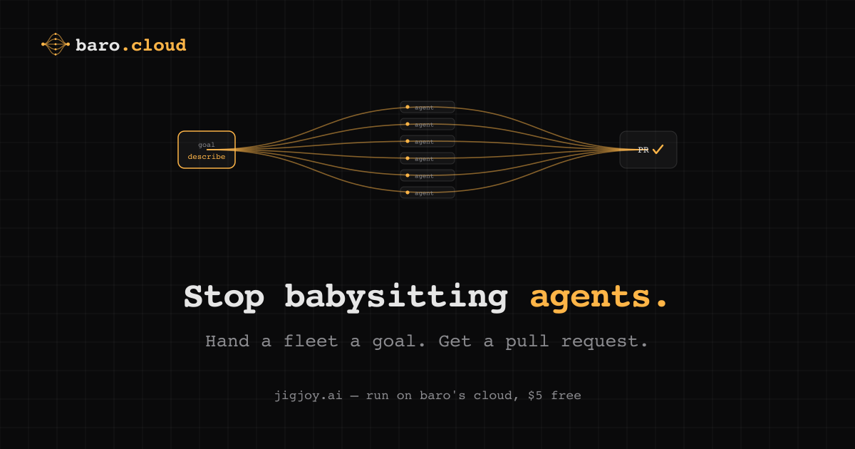 I Stopped Babysitting AI Coding Agents. I Gave Them a Cloud and a Goal Instead.